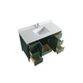 thumbnail image 4 of VSD 48in Single Sink Freestanding Bath Vanity in Green with White Cultured Marble Top, 4 of 4
