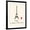 Black Frame, variant on Art.com Paris Travel Poster With Eiffel Tower Art Print by Jan Weiss, 24" x 32"
