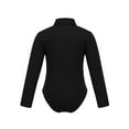 thumbnail image 2 of IEFIEL Kids Boys Long Sleeve Latin Modern Dance Shirt Romper Bodysuit Dress Shirt Dancewear Black 4, 2 of 7