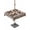Brown Grey, variant on Outdoor Tablecloths with Umbrella Hole & Zipper, Country 60 x102 Inch Rectangle Tablecloths, Texas Star Plants Branches Berry Farmhouse Retro Waterproof Table Cloth, Patio/Pool/Picnic Table Covers
