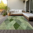 thumbnail image 6 of Addison Rugs Chantille Indoor/Outdoor Transitional Geometric Green Washable Rectangle Rug, 2'6" x 3'10", 6 of 6