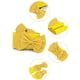 thumbnail image 2 of Cinturón elástico con botón a presión y adorno de lazo para mujer Inspire Chic, amarillo, talla única, 2 of 4