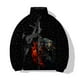 thumbnail image 4 of Abrigo de invierno para hombre, ropa de algodón holgada a la moda, parka para hombre, chaquetas para hombre, abrigos con estampado de lobo y león nocturno para hombre, abrigos para el frío, 4 of 5