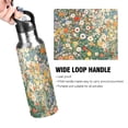thumbnail image 4 of Yayeee 20oz Insulated Water Bottle Double Wall Stainless Steel with Flip Straw Lid, Beige Floral Garden, 4 of 7