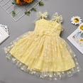 thumbnail image 4 of IDOPIP Baby Girls Tutu Dress Summer Sleeveless Ruffle Tulle Sundress Backless Party Princess Dresses, 4 of 9
