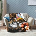 thumbnail image 6 of Blanket Shinedowns Throw Flannel Blankets Soft Blanket for Sofa Bed Living Room Couch Office Car Decoration Air Conditioning Blankets for All Seasons 40"x30", 6 of 7