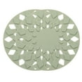 thumbnail image 1 of Juego de 2 Manteles de Silicona Uxcell, Manteles Redondos de 6.7" para Ollas y Sartenes, Soportes Antideslizantes Resistentes al Calor para Encimeras de Cocina y Mesas de Exterior, Verde, 1 of 7