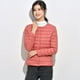 thumbnail image 4 of Chaqueta de plumón ligera para mujer, camiseta interior ligera para otoño e invierno, ropa interior, chaqueta cálida de talla grande con cuello redondo, 4 of 5