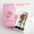 thumbnail image 4 of Advancent Flor de rosa eterna, pantalla de cristal, belleza, lámpara LED con batería, boda, cumpleaños, decoración de fiesta de San Valentín Iluminación navideña Advancent HA021815-00, 4 of 6