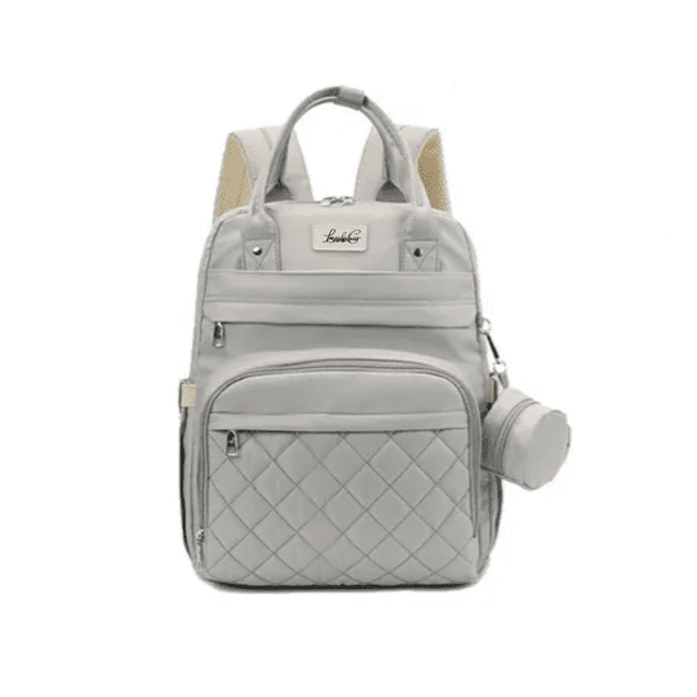 Pañalera Mochila Bebe 7pz Lab.G Gris