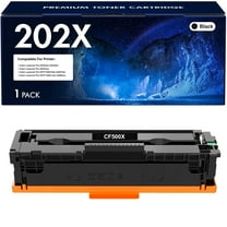 VIPink 1-Pack Compatible Toner Cartridge Replacement for HP CF500X 202X Printer Color LaserJet Pro M254dw M254dn M254nw Printer Ink (Black)