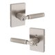 thumbnail image 1 of Manija moleteada para puerta de entrada Kwikset Prava con cerradura y llave Palanca reversible con llave segura Exterior para entrada principal y dormitorios Níquel satinado Resistente a golpes Smartk, 1 of 1