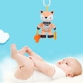 thumbnail image 3 of 3x Cartoon Baby Hanging Rattles Toy Decor for Carseat Girls Boys, 3 of 8