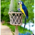 thumbnail image 4 of RjnShan Fake Birds Figurines Cute Parrot Decor, Bird Ornaments for Table Shelf, Artificial Birds Farmhouse Home Garden Decorations G, 4 of 9