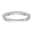 thumbnail image 5 of Solid 14k White Gold Diamond Wedding Band Ring Size 7.5 (.42 cttw.), 5 of 8