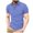 Blue, variant on Thick Tee Shirts Men Mens Cotton Tshirt Business Casual Tees for Men Solid Color Summer Tops Button Lapel Pullover Mens Short Sleeve Shirt