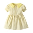 thumbnail image 1 of Felwors Robe Princesse à Manches Courtes pour Filles Bébés et Tout-Petits Printemps Été, 1 of 3