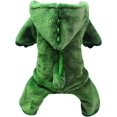 thumbnail image 1 of Ropa para perros, ropa para cachorros y mascotas, sudadera, camisa cálida, ropa de dinosaurio, abrigo cálido de lana de Coral para perros de invierno, 1 of 5
