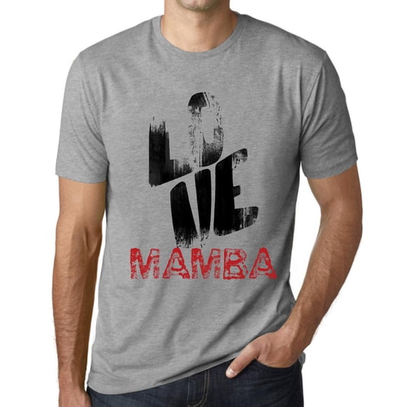 Men's Graphic T-Shirt Love Mamba Eco-Friendly Limited Edition Short Sleeve Tee-Shirt Vintage Birthday Gift Novelty