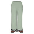 thumbnail image 5 of TAIAOJING Women Wide Leg Pants Loose Casual Fashion Casual Printed Multicolor Cotton Linen Trousers, 5 of 5