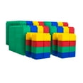 thumbnail image 3 of BiggoBlocks Giant Building Blocks for Kids Ages 3-8, Indoor & Outdoor Jumbo Toy Set, 192 Pieces, 3 of 11