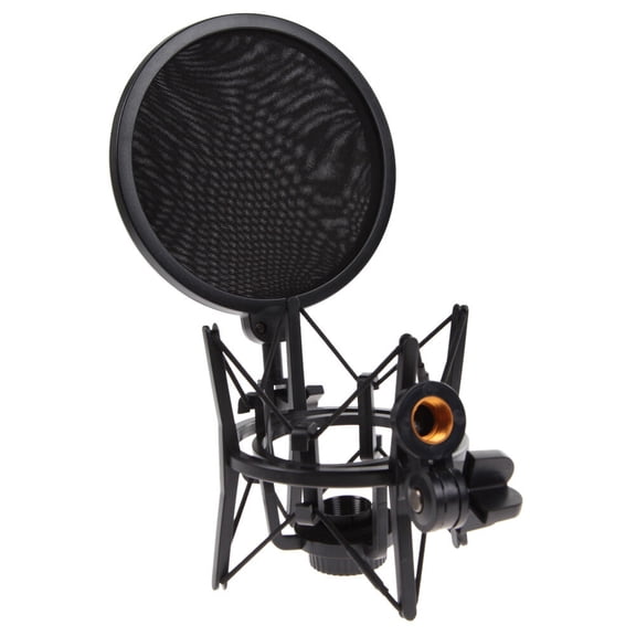 1 * Shock Mount 1 * Integrated Pop Filter-black