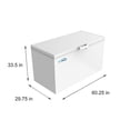 thumbnail image 7 of Pemberly Row Metal Deep Chest Freezer with Two Wire Baskets in White, 7 of 7