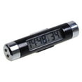 thumbnail image 2 of Walbest LCD Display Digital Clip-on Car Clock Thermometer Temperature Meter Gauge Automotive Mini Clock Monitor with Backlight for Truck Car, 2 of 5