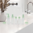 thumbnail image 5 of Unique Bargains 7 Pcs Travel Size Toiletries Bottles Containers Leakproof Squeezable Refillable Travel Container Set Green, 5 of 5