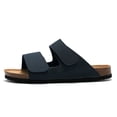 thumbnail image 1 of Sandales en Liège pour Hommes en Cuir Suédé à Enfiler pour Extérieur avec Boucle Réglable, 1 of 12