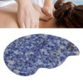 thumbnail image 3 of Tablero Gua Sha ANGGREK Masajeador Facial Piedra de Jade Azul, 3 of 8