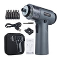 thumbnail image 2 of Electric Screwdriver, 3.7V USB Cordless Screwdriver Set with 7 Speed, 32 Pcs Steel Bits, 2500mAh Battery, LED Light, Support Forward and Reverse Switch Touch Screen Digital, 2 of 7