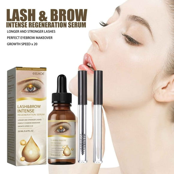 Regenerador de Pestañas y Cejas onlyliua Liquidación 20 Ml Pestañas Oscuras y gruesas con Rizos naturales