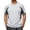 Gray, variant on Cotton T-Shirts for Men Contrast Piping Soft Tops Everyday Crewneck Tees for Weekend Chill