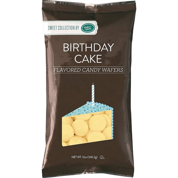 Make N' Mold Birthday-Cake-Flavored Melting Candy Wafers, 12 Ounce