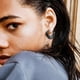 thumbnail image 3 of 2 Pairs Hoop Earrings Stainless Steel Vintage Earrings Punk Earrings Women Girls, 3 of 3