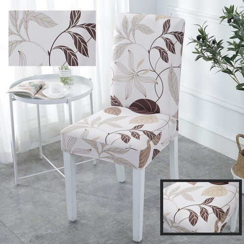 1 Pcs Chair Covers Stretch Armless Chair Slipcover for Dining Room Seat