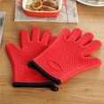thumbnail image 3 of Toystoory Guante de silicona engrosada Horno Microondas Calienta Guantes aislados Parrilla Anti-escaldado Mitones Asar a la parrilla Hornear para Cocina y Comedor Azul, 3 of 6