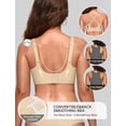 thumbnail image 3 of Sujetadores de gelatina Bra OEAK para mujer, sin aros, festoneados, 3 of 6