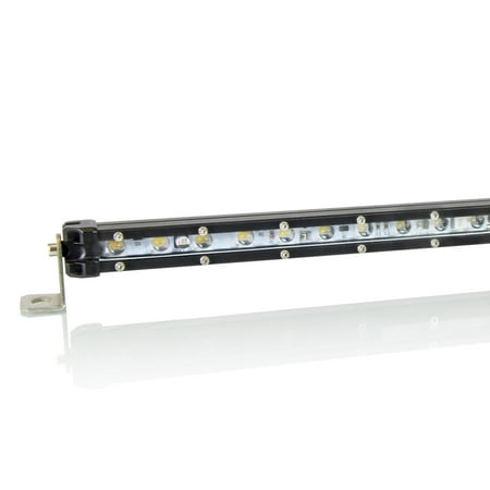 40 inch LED Single Row Light Bar - 150W Slim Line LED Light Bar - LED Reverse Light - Front/Rear Bumper Light (Best 40 Inch Led Light Bar)