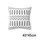 thumbnail image 2 of Fundas de almohada para exteriores, juego de 4 en azul marino y blanco, cremallera oculta, estampado de dalias en azul polvoriento por ambos lados, aptas para decoración de interiores y uso en, 2 of 6