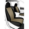 thumbnail image 2 of CalTrend Front Buckets Faux Leather Seat Covers for 1990-1990 Lexus ES250 - LY102-05LB Sandstone Insert with Black Trim, 2 of 3