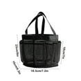 thumbnail image 3 of Large Capacity Shower Bag,Portable Shower Basket with 9 Pocket,Quickly Dry Shower Bag for Toiletry,Suitable for Home,Gym,Travel and Camping, 3 of 6