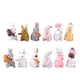 thumbnail image 1 of Figuras de conejito Billuyoard 12 piezas decoraciones de resina para adornos en miniatura, 1 of 6