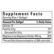 Nature Made Extra Strength Magnesium 400 mg., 180 Softgels