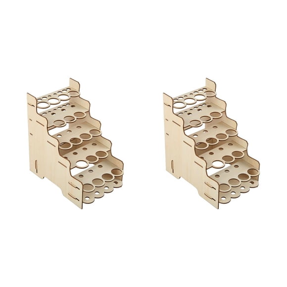 Estante de almacenamiento Cateissary de madera Tipo 1 2piezas