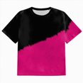 thumbnail image 4 of KPOPLK Mens Casual T-Shirts Short Sleeve Lightweight Big and Tall Shirt Summer Cotton Tee Beach Crew Neck Tops 2XL-7XL(Hot Pink,XXXXXXXL), 4 of 5