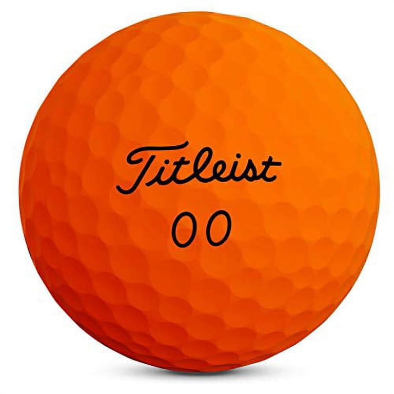 Titleist Velocity Golf Balls Matte Orange for Speed and Distance