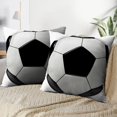 thumbnail image 3 of LALILO Throw Pillow Covers Ball Football Football Grass American Cushion Cover 18" x 18", 2385 Pack, 3 of 6