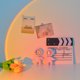 thumbnail image 3 of Proyector de lámpara de puesta de sol, estatua de astronauta, adorno de astronauta, lámpara de proyección de luz nocturna LED, luz ambiental recargable táctil para regalo, fotografía, 3 of 5